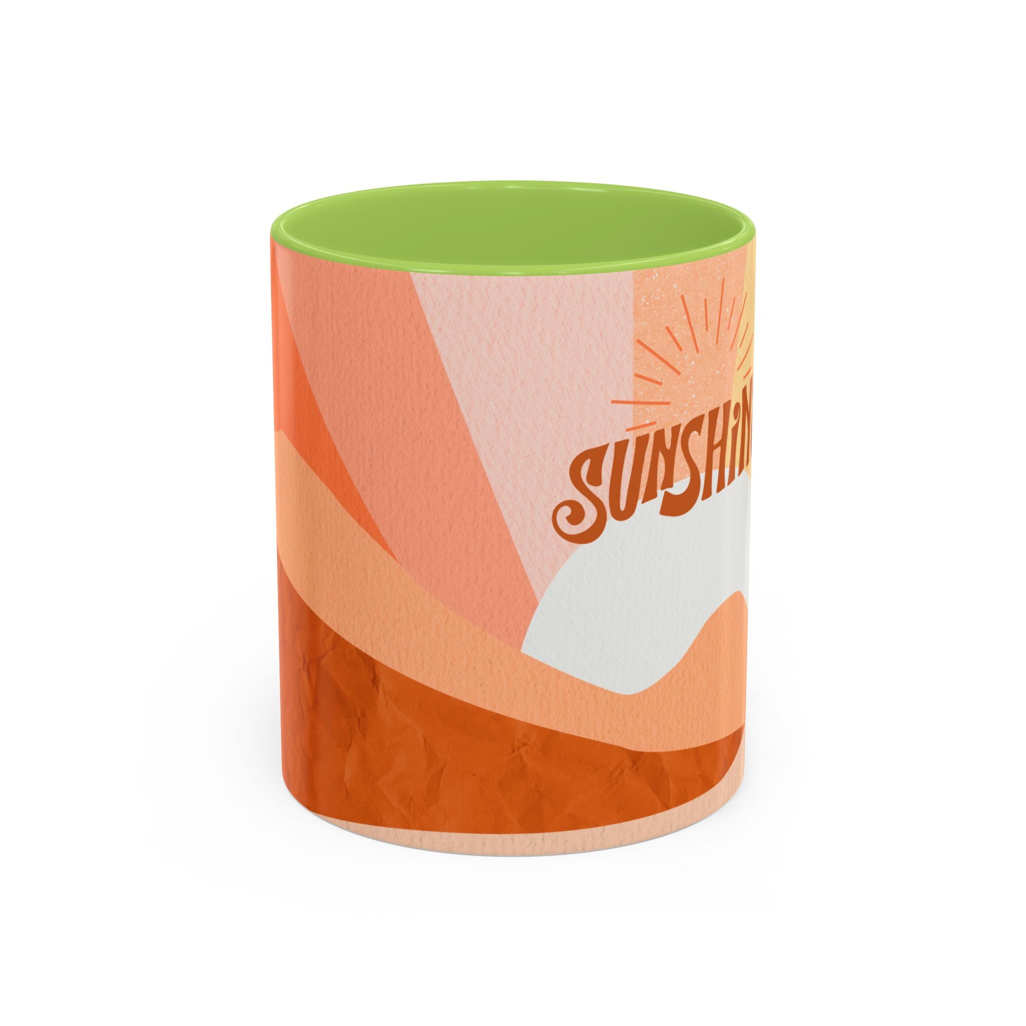 Sunshine Retro Coffee Mug — Vintage 70s Sunrise "Sunshine" Design