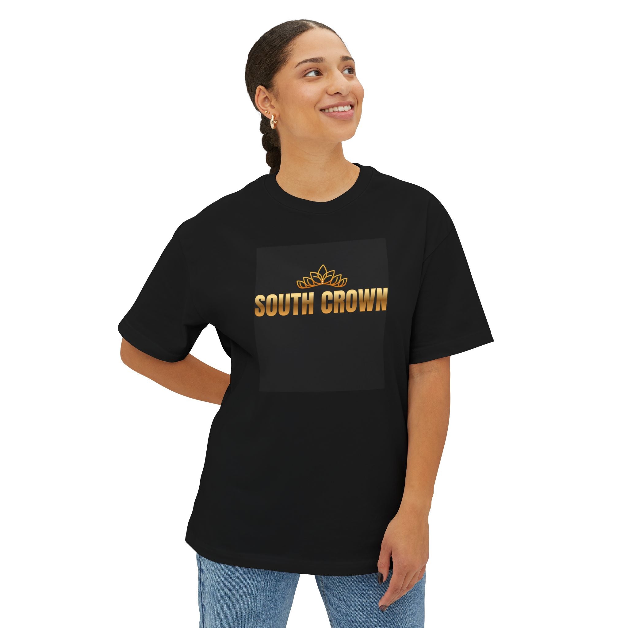 South Crown sunset logo Tee | South Crown typography graphic Tee