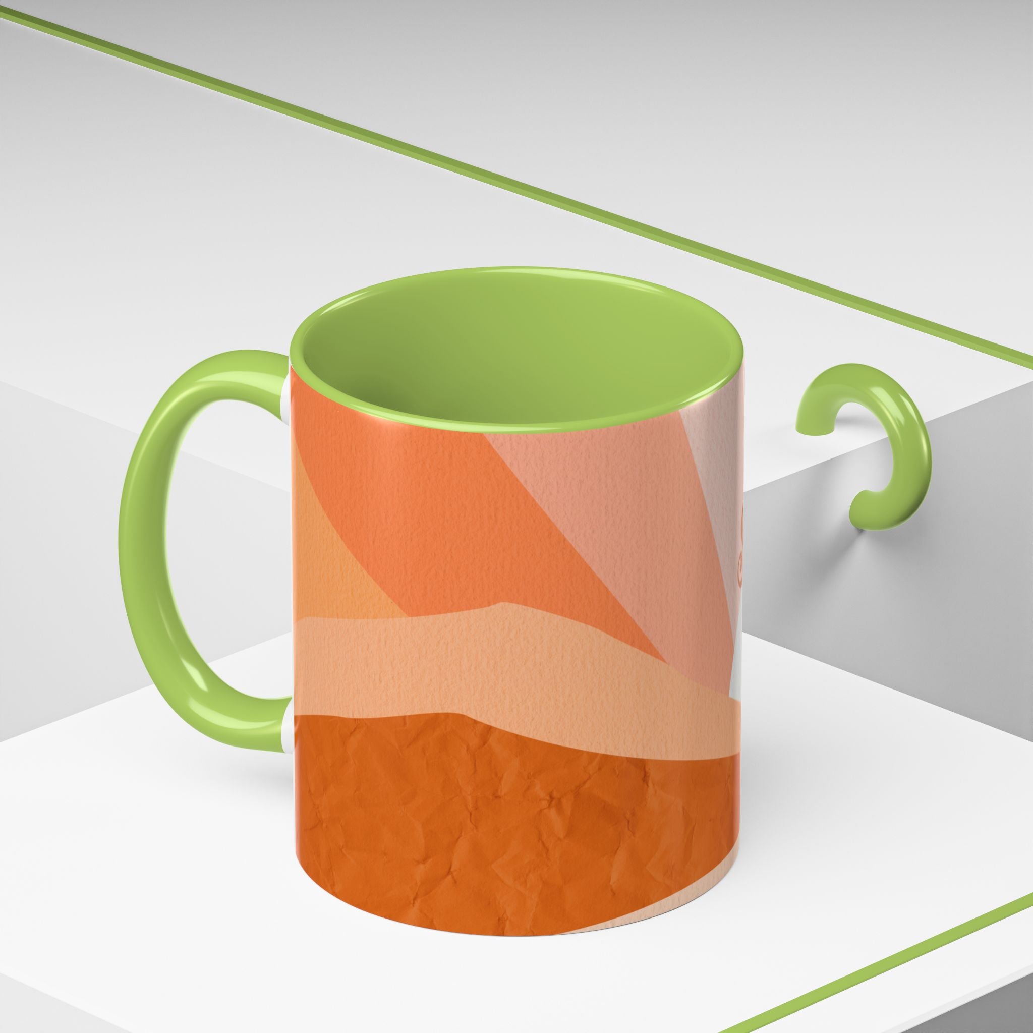 Sunshine Retro Coffee Mug — Vintage 70s Sunrise "Sunshine" Design