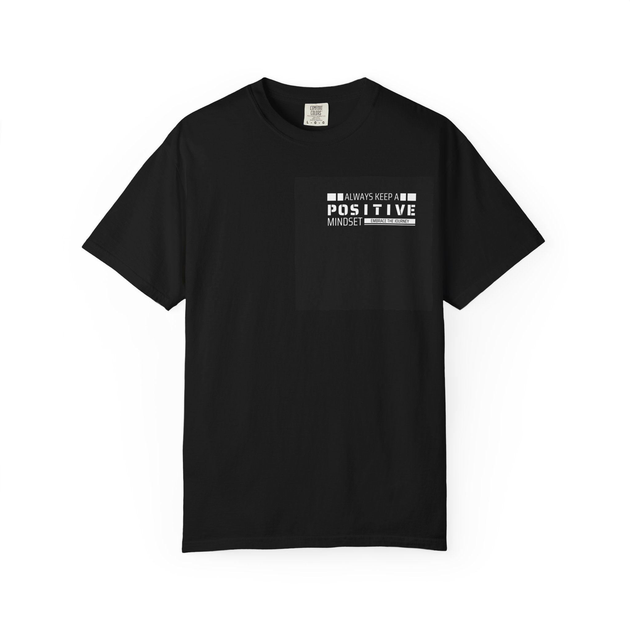 Eternity Angel Graphic T-Shirt — 'Always Keep a Positive Mindset' Vintage Gothic Tee