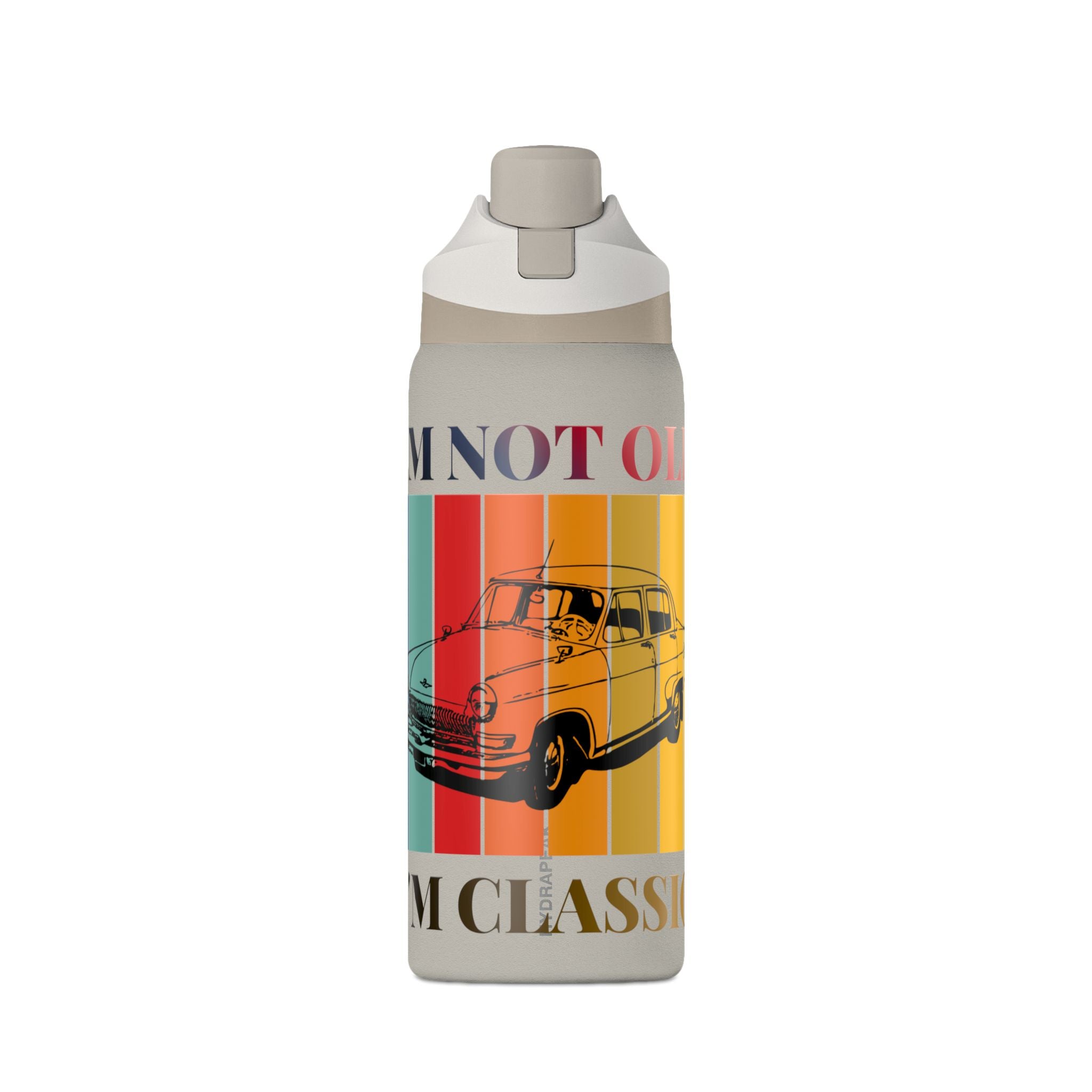 Classic Car 32oz Insulated Water Bottle — "I'm Not Old, I'm Classic" Retro Design