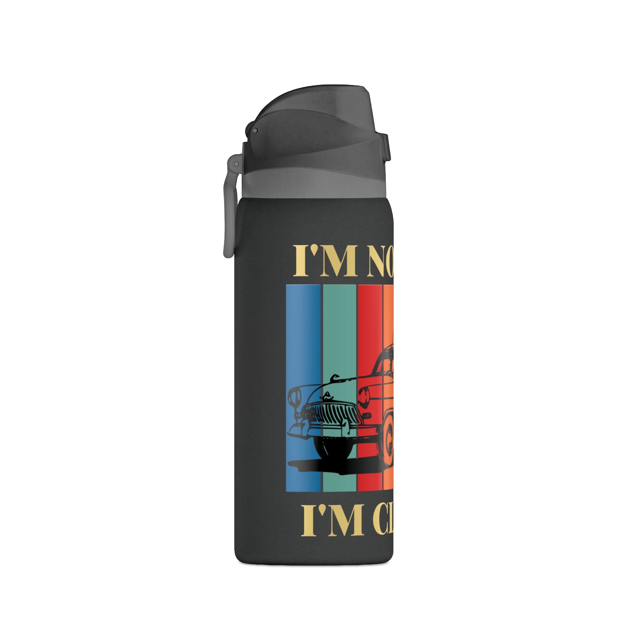 Classic Car 32oz Insulated Water Bottle — "I'm Not Old, I'm Classic" Retro Design