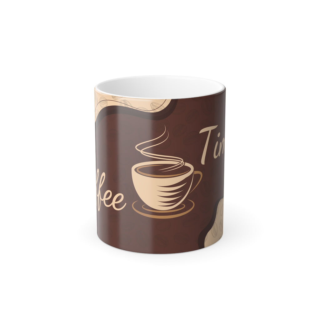 Color-Changing Coffee Mug — "Time for Coffee" 11oz