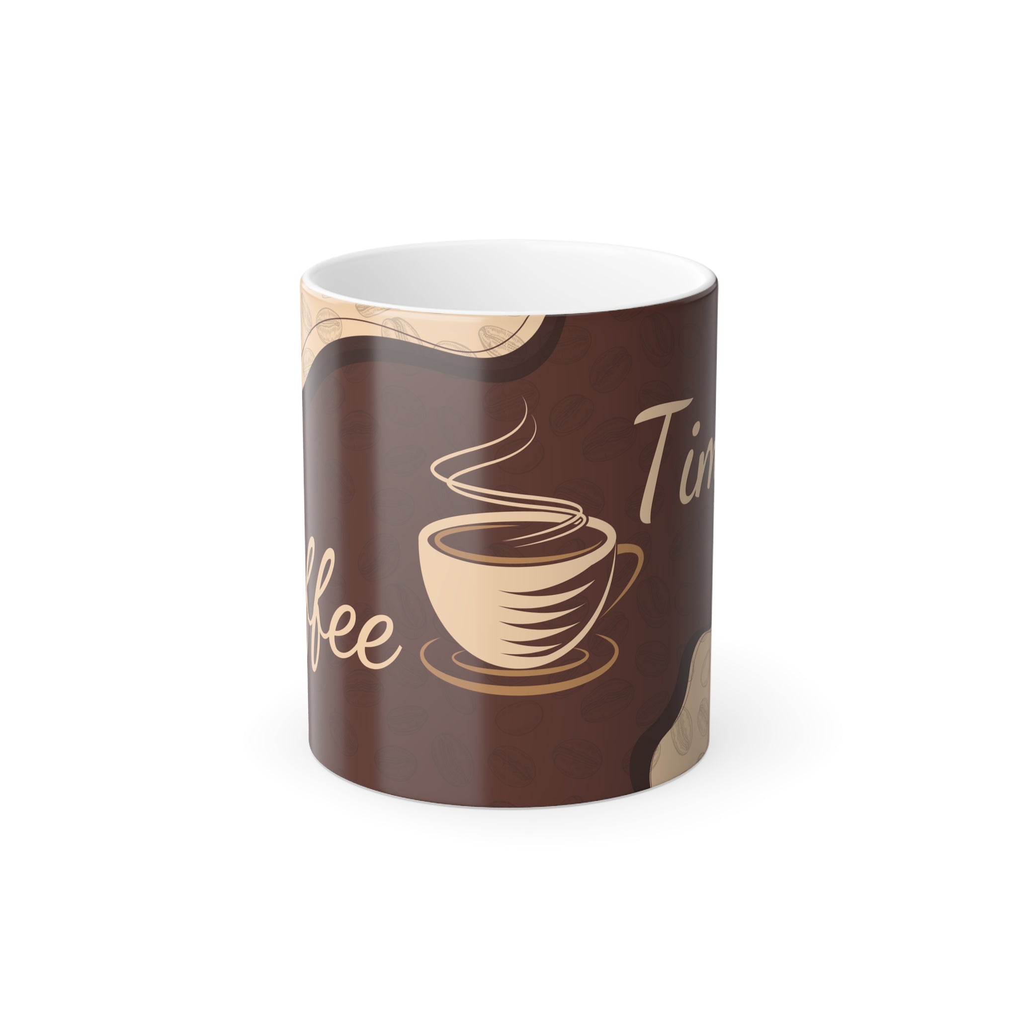 Color-Changing Coffee Mug — "Time for Coffee" 11oz