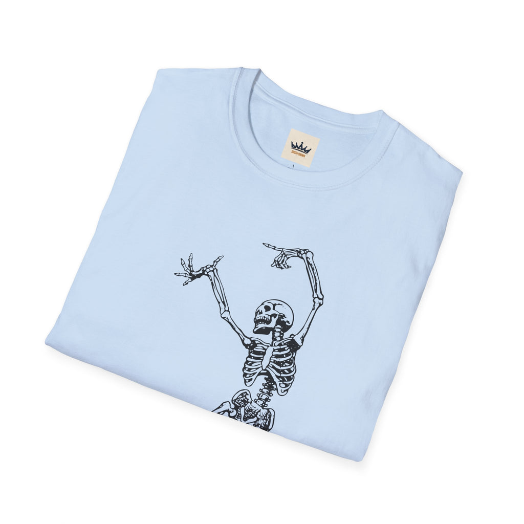 Dancing Skeleton T-Shirt — Vintage Skull Dance Graphic Tee