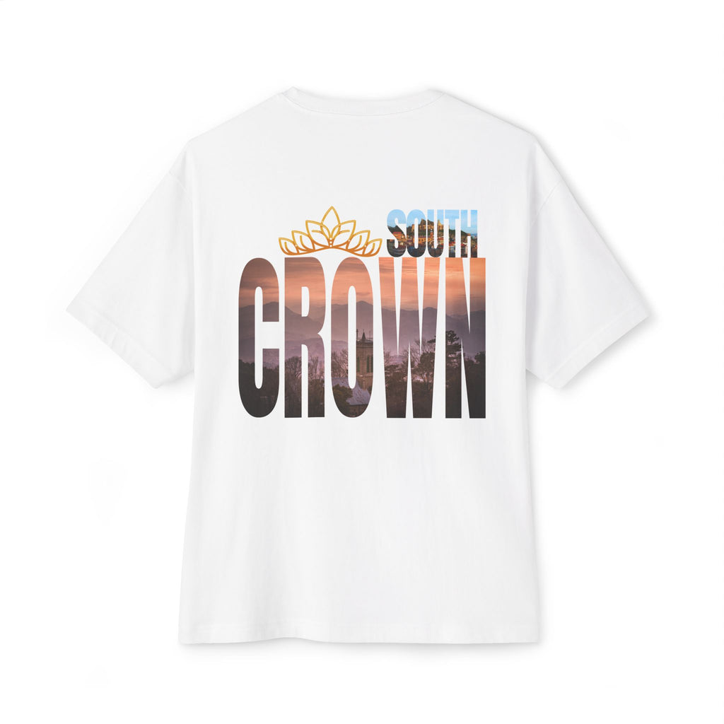 South Crown sunset logo Tee | South Crown typography graphic Tee