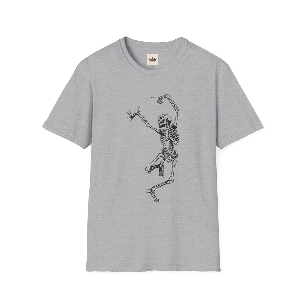 Dancing Skeleton T-Shirt — Vintage Skull Dance Graphic Tee