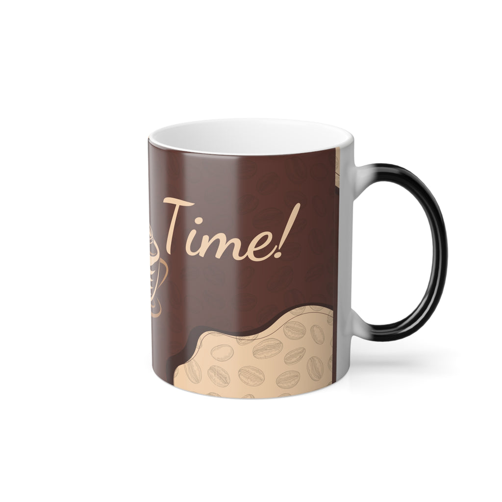 Color-Changing Coffee Mug — "Time for Coffee" 11oz