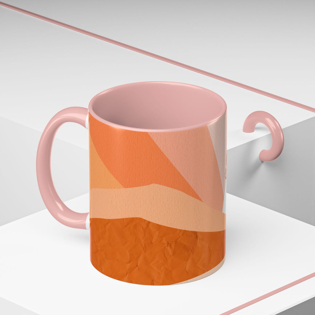 Sunshine Retro Coffee Mug — Vintage 70s Sunrise "Sunshine" Design