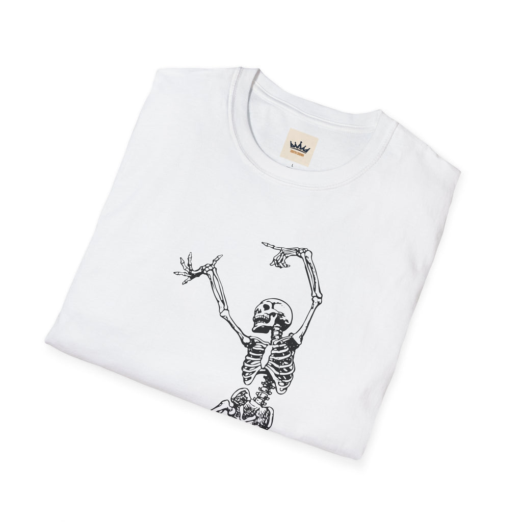 Dancing Skeleton T-Shirt — Vintage Skull Dance Graphic Tee