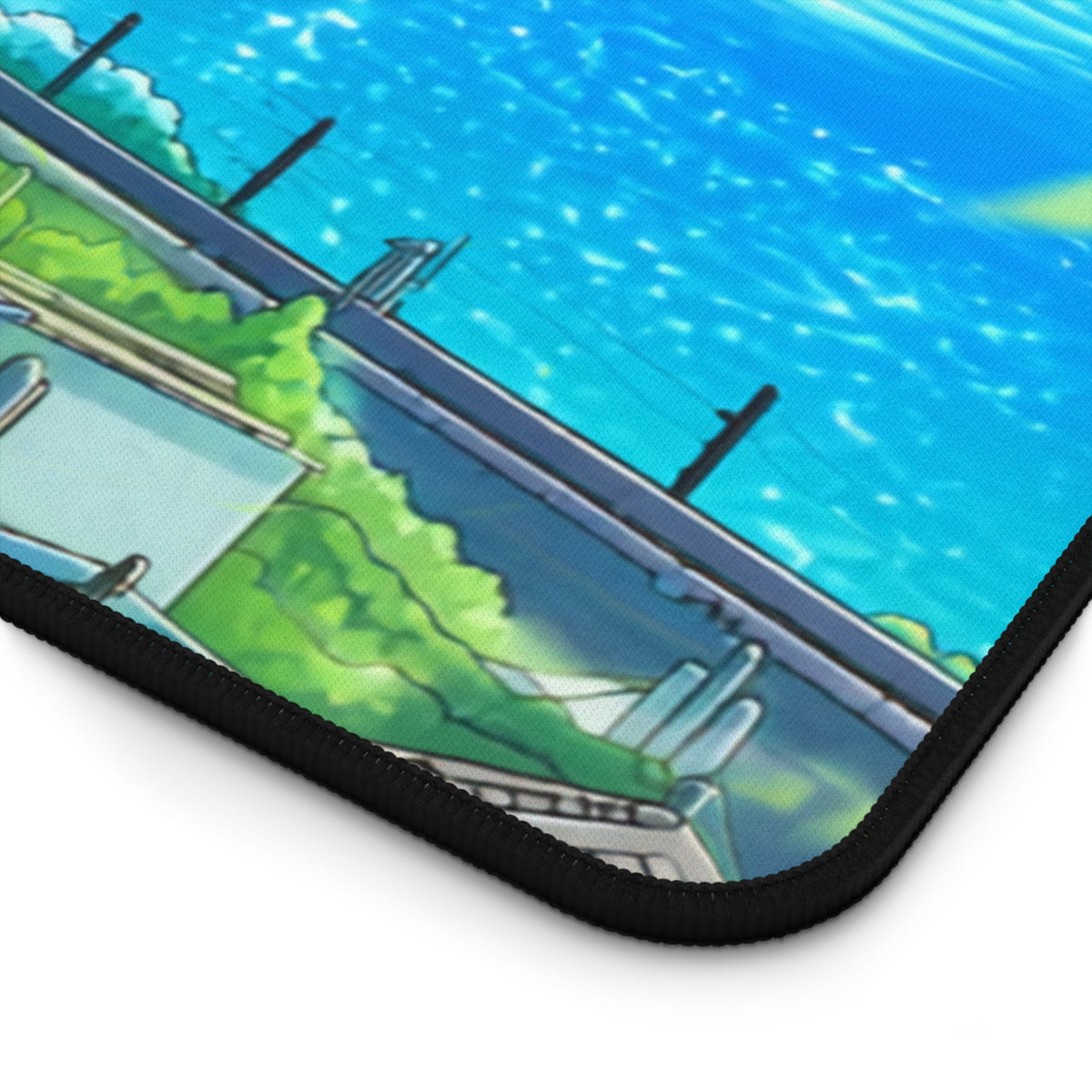 Oceanview Anime Desk Mat – Coastal Scenic Mouse Pad