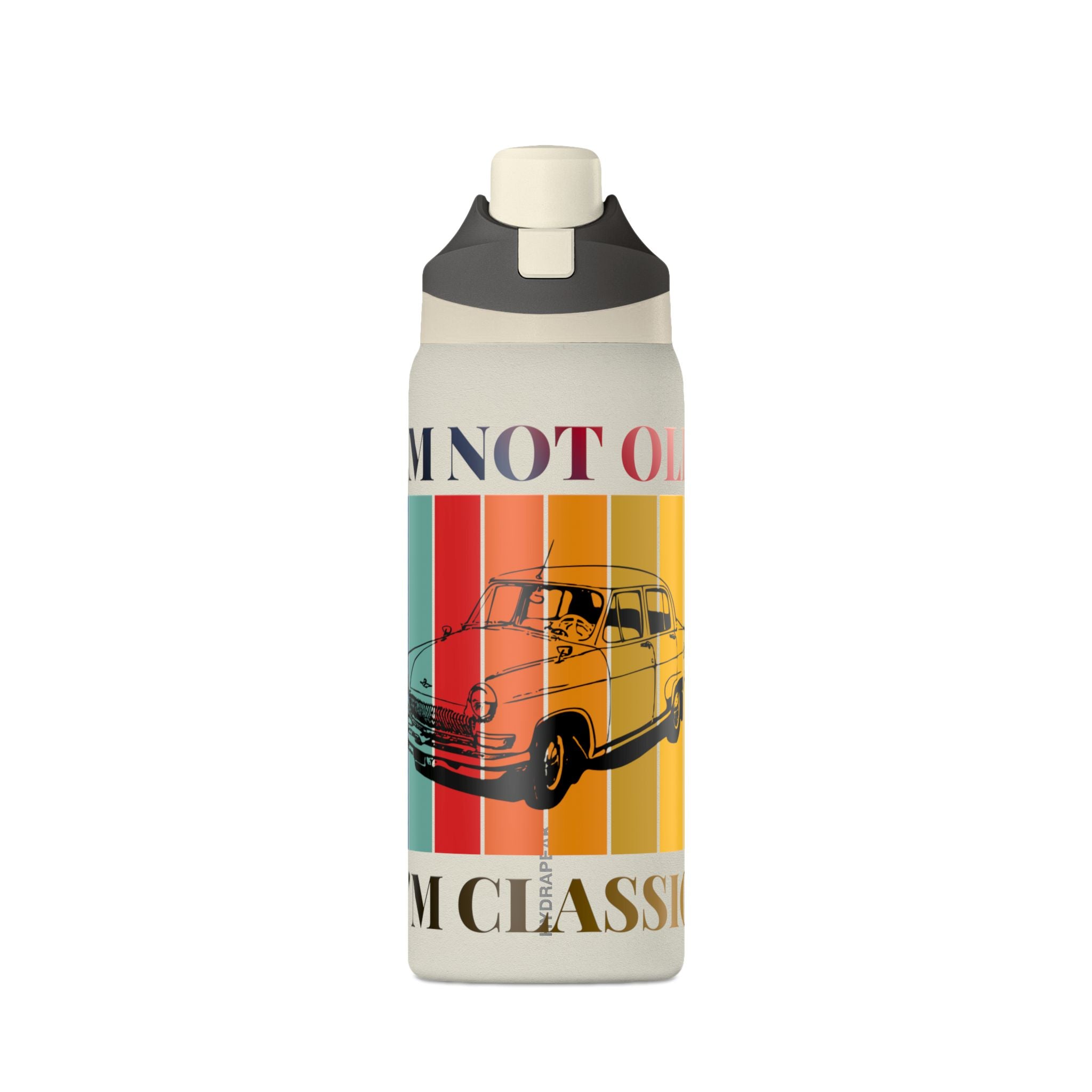 Classic Car 32oz Insulated Water Bottle — "I'm Not Old, I'm Classic" Retro Design
