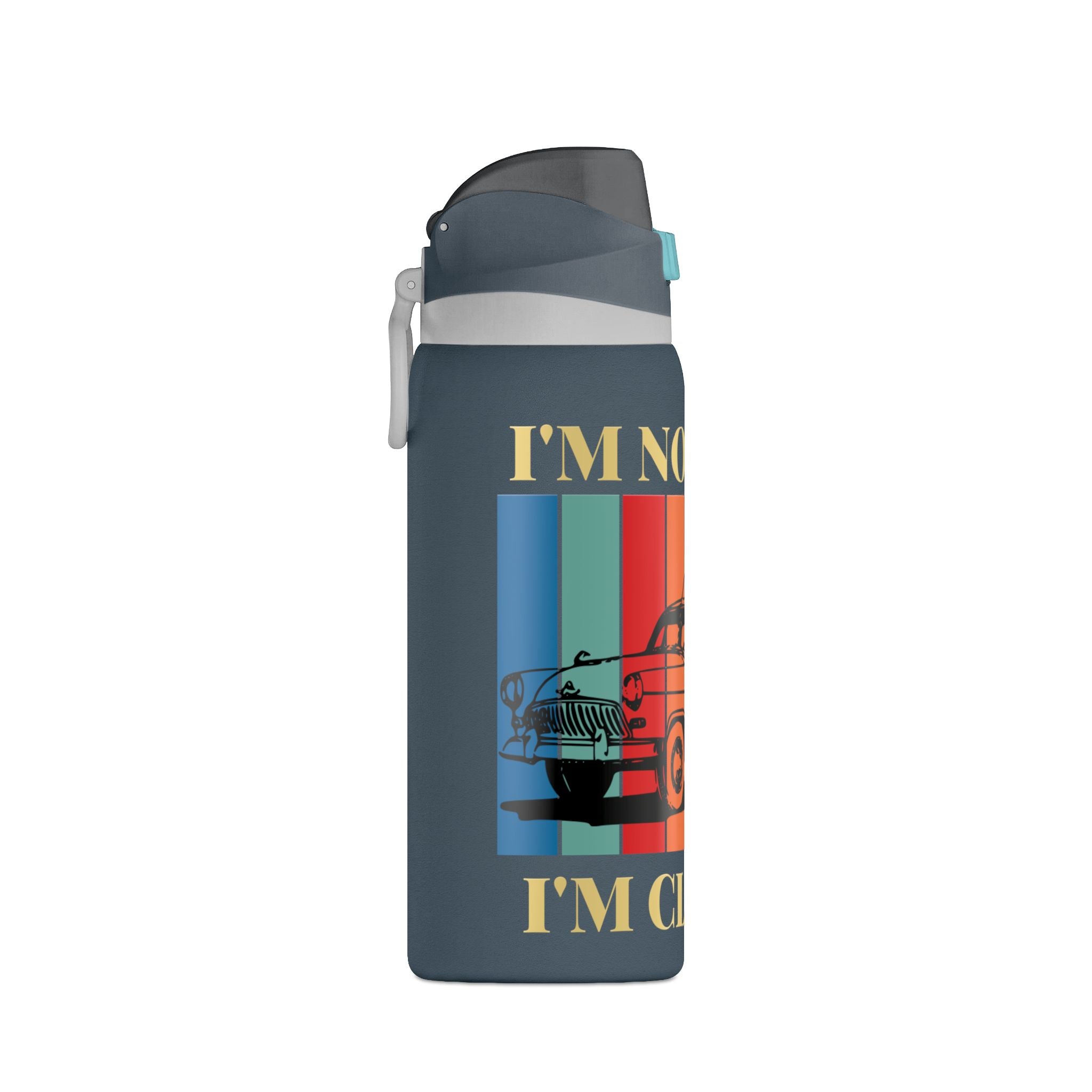 Classic Car 32oz Insulated Water Bottle — "I'm Not Old, I'm Classic" Retro Design