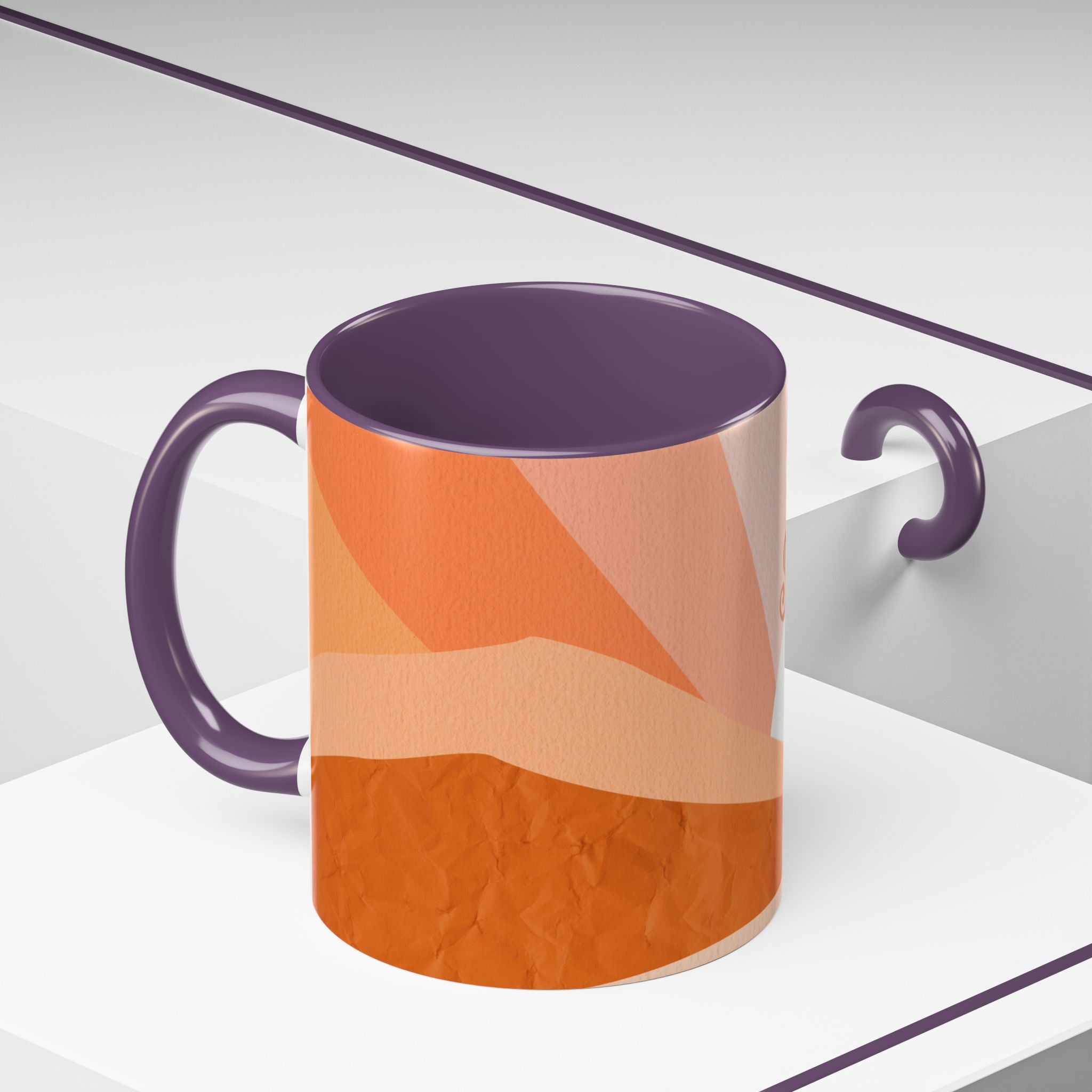 Sunshine Retro Coffee Mug — Vintage 70s Sunrise "Sunshine" Design