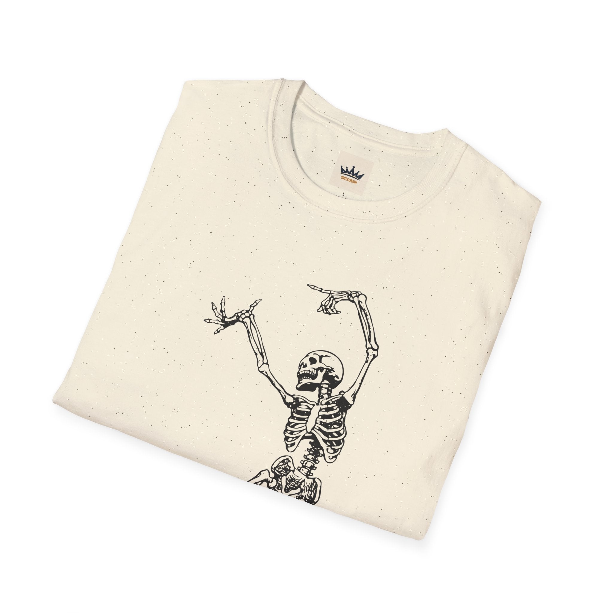 Dancing Skeleton T-Shirt — Vintage Skull Dance Graphic Tee