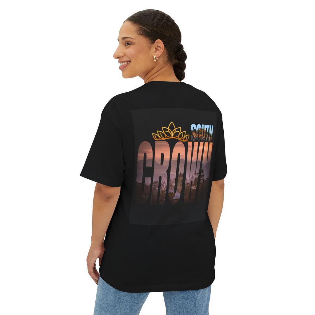 South Crown sunset logo Tee | South Crown typography graphic Tee
