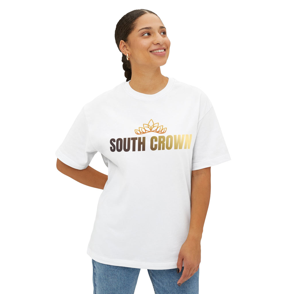 South Crown sunset logo Tee | South Crown typography graphic Tee