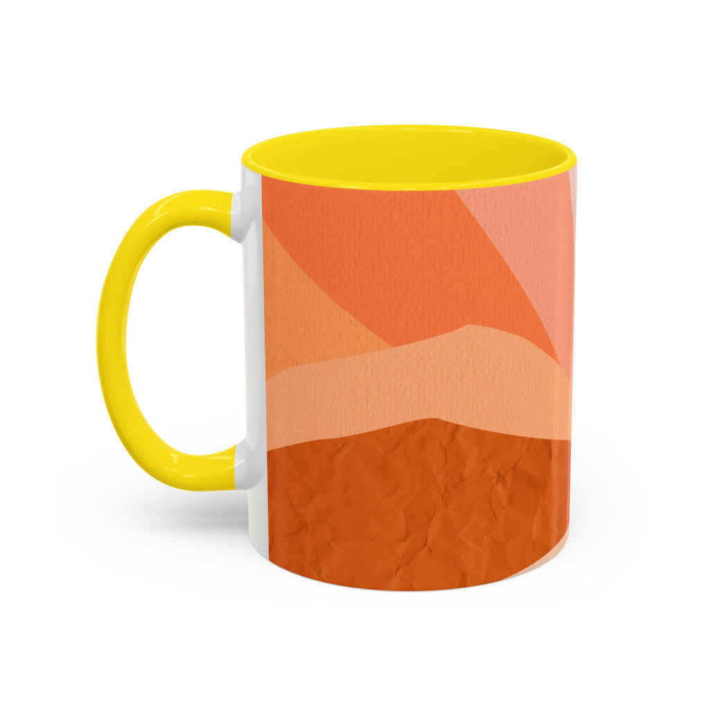 Sunshine Retro Coffee Mug — Vintage 70s Sunrise "Sunshine" Design