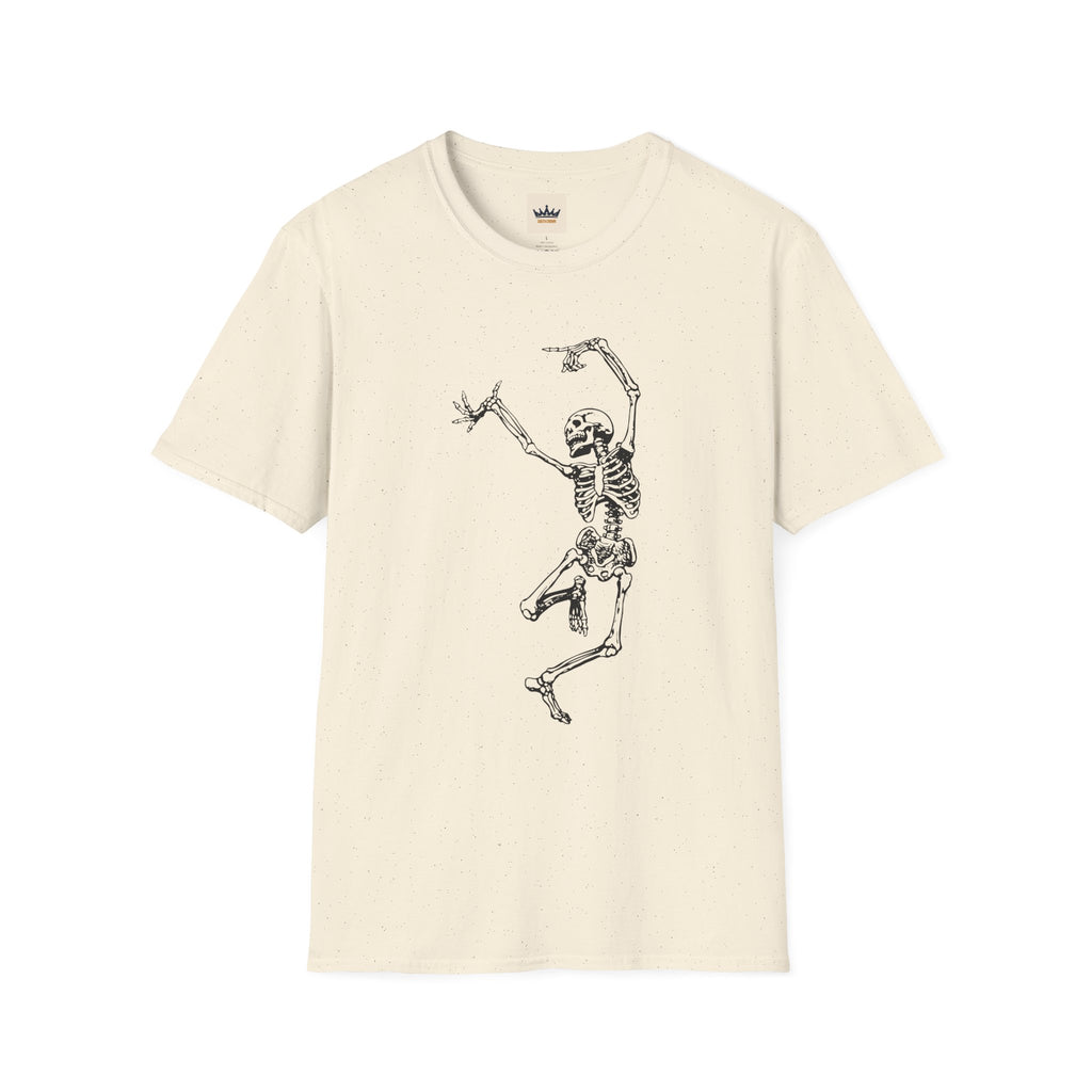 Dancing Skeleton T-Shirt — Vintage Skull Dance Graphic Tee