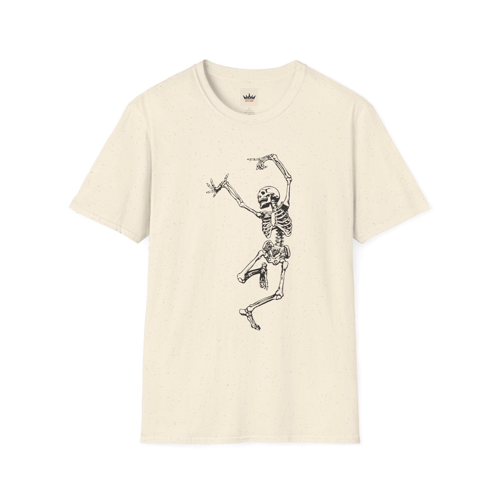 Dancing Skeleton T-Shirt — Vintage Skull Dance Graphic Tee