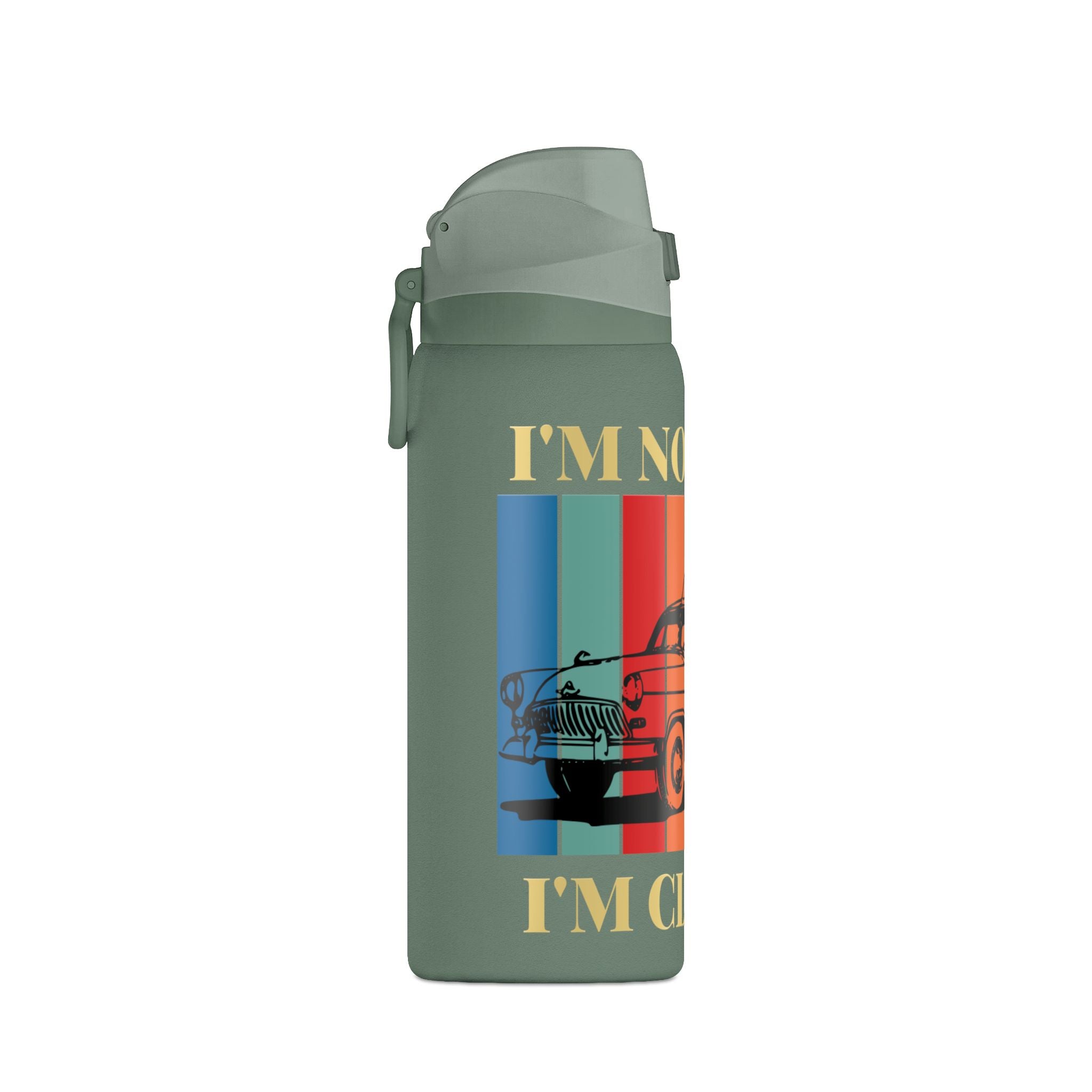 Classic Car 32oz Insulated Water Bottle — "I'm Not Old, I'm Classic" Retro Design