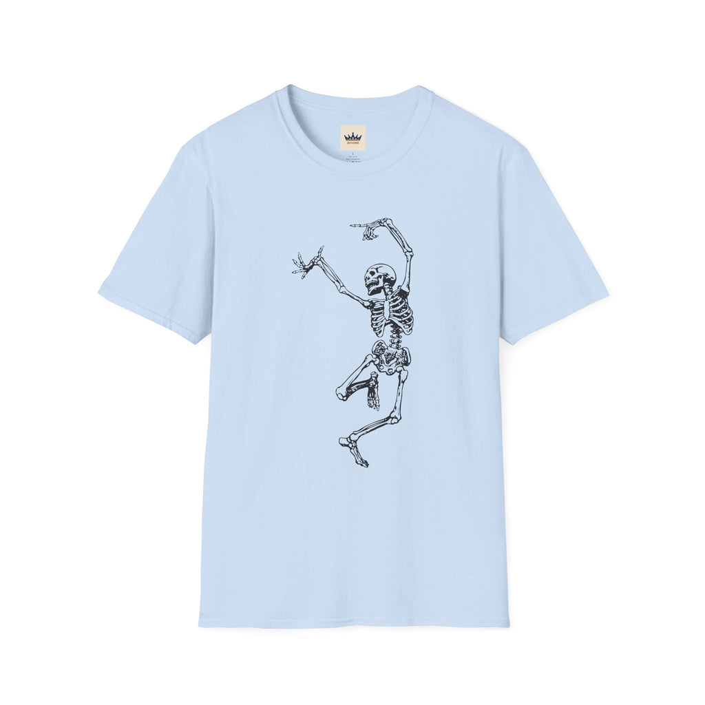 Dancing Skeleton T-Shirt — Vintage Skull Dance Graphic Tee
