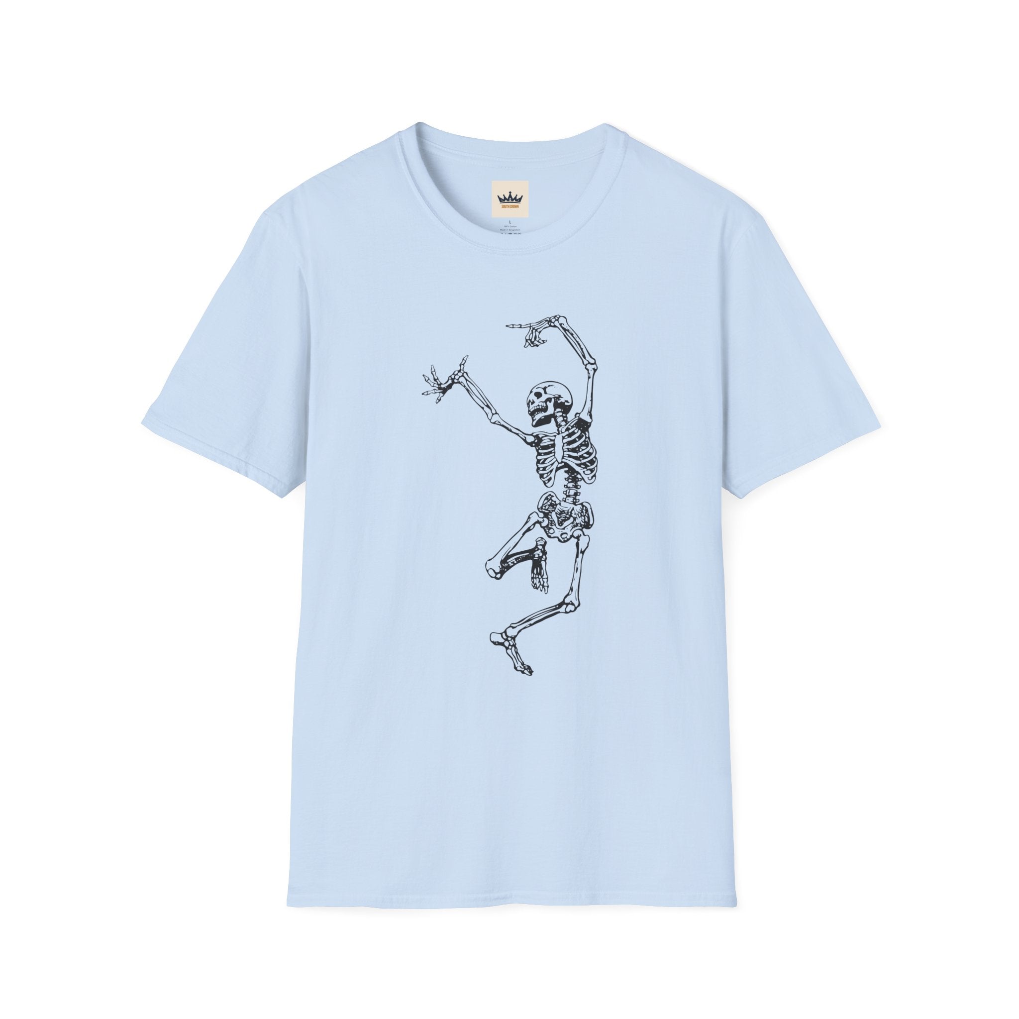 Dancing Skeleton T-Shirt — Vintage Skull Dance Graphic Tee