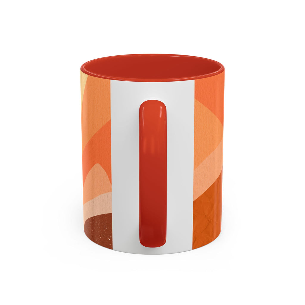 Sunshine Retro Coffee Mug — Vintage 70s Sunrise "Sunshine" Design