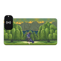 LED RGB Gaming Mouse Pad with Wireless Charger — Fantasy Forest Swordscape Design