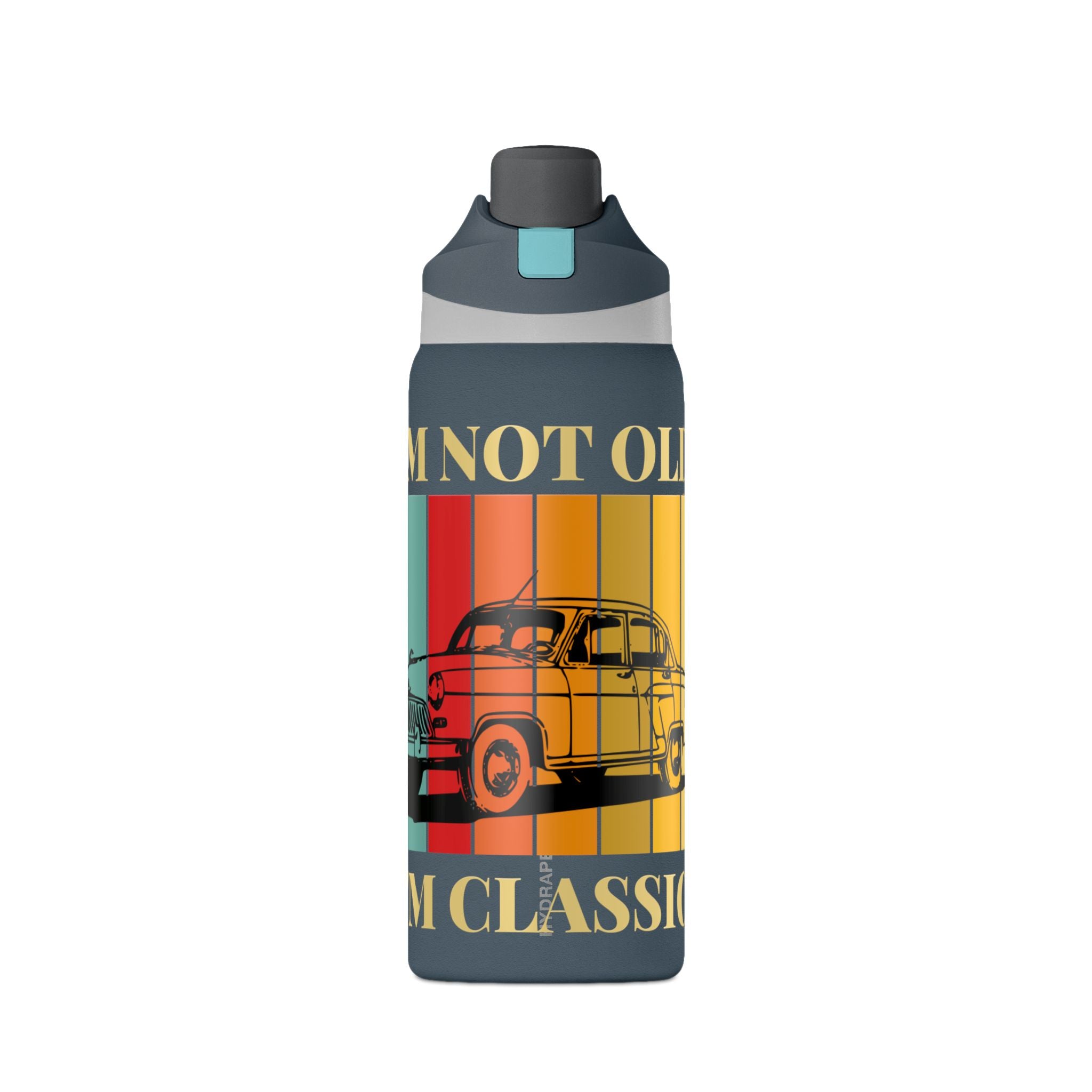 Classic Car 32oz Insulated Water Bottle — "I'm Not Old, I'm Classic" Retro Design