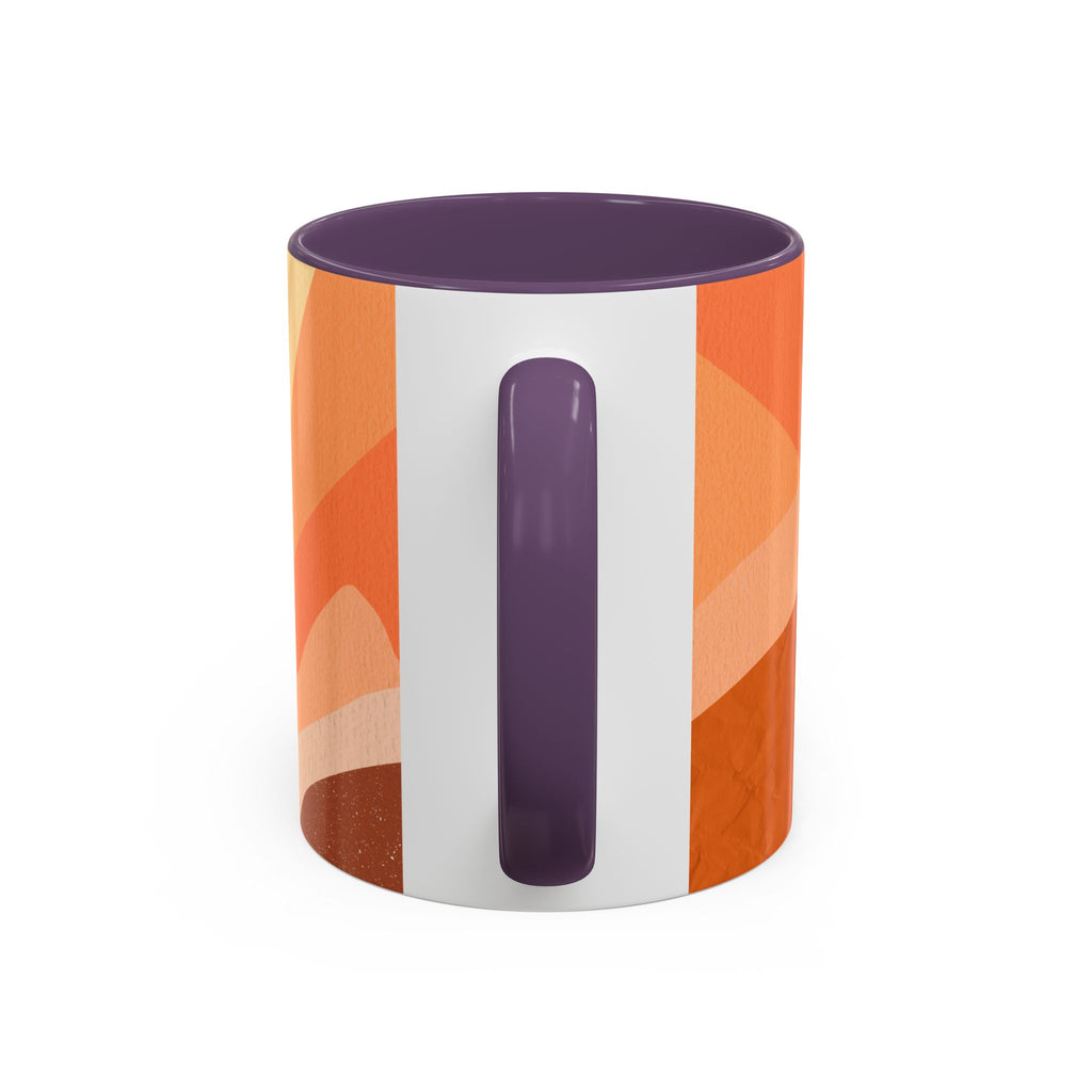 Sunshine Retro Coffee Mug — Vintage 70s Sunrise "Sunshine" Design