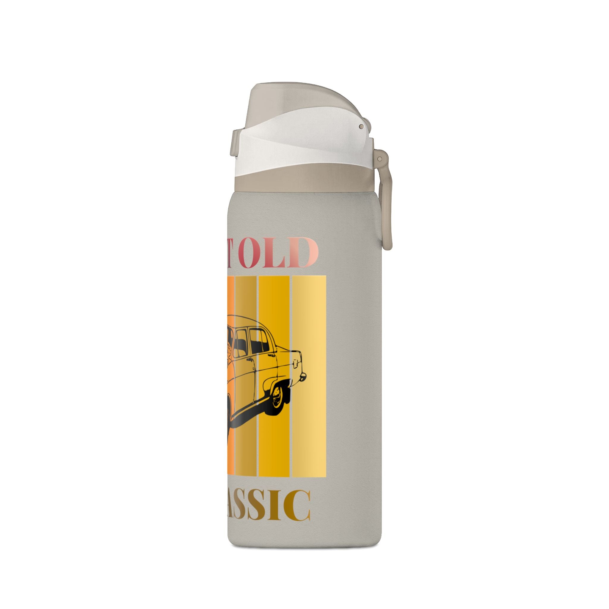 Classic Car 32oz Insulated Water Bottle — "I'm Not Old, I'm Classic" Retro Design