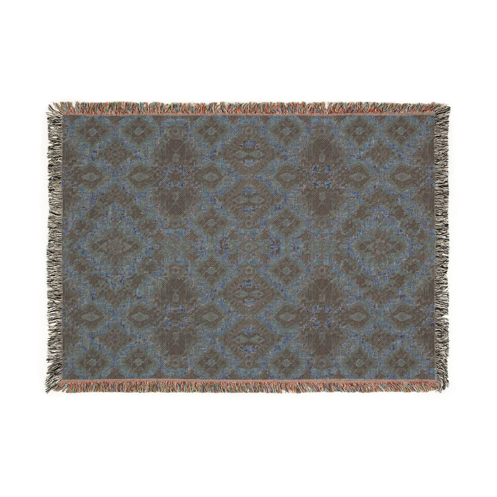 Bohemian Woven Blanket - Vintage Aztec Pattern Throw for Living Room & Cabin