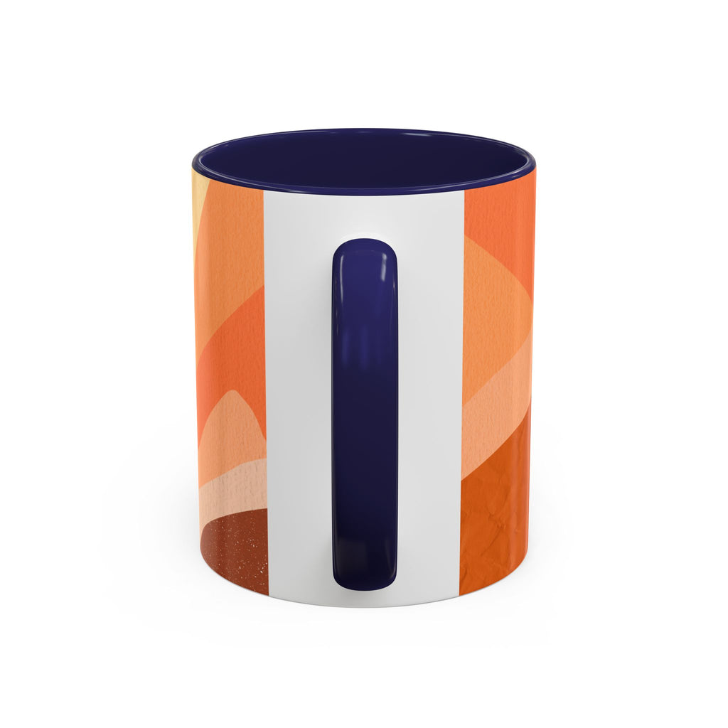 Sunshine Retro Coffee Mug — Vintage 70s Sunrise "Sunshine" Design